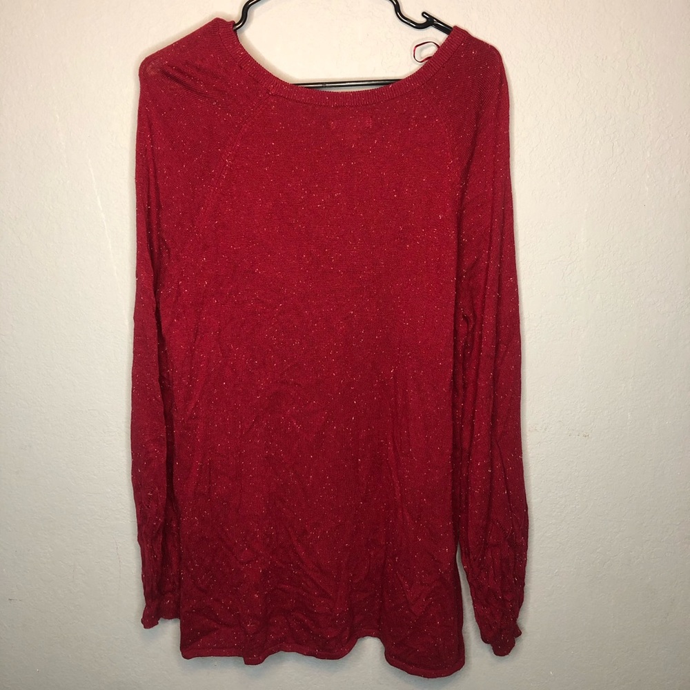 Red sweater